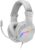 Mars Gaming MH122, FRGB Over Ear Gaming Headset with Microphone, HiFi Sound, Sound Cancellation, Ultralight, PS4 PS5 Xbox Switch 2 Tablet Windows Mac, White