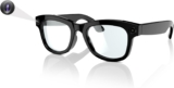 Findtime Gafas de cámara para grabación de vídeo Gafas inteligentes 4K HD 8MP AI Chat Cámara Control de voz Audio de oído abierto Gafas Bluetooth para deportes al aire libre