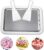 Instant Ice Cream Roller Machine with 2 Spatulas, 26x21cm Rolled Ice Cream Maker for Sorbet, Frozen Yogurt, Ice Cream, Homemade Frozen Yogurt Maker for Kids