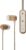 Energy Sistem Earphones Eco Bluetooth Beech Wood Headphones (In-ear, Sustainable Wood, Hemp Cable, Microphone, USB Type C, Bluetooth 5.1) – Beech
