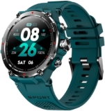 DCU TECNOLOGIC | GPS Smartwatch | Smart Watch | Amoled HD Touch Screen | 14 Sport Modes | Apps and Call Notifications | IP68* | Cyan