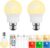 Rechargeable LED Bulb Remote Control, Magnetic Base, 8W B22 2 Pack