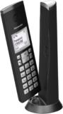 Panasonic KX-TGK210SPB Digital Wireless Phone, Base Unit and Single Headset, Hands-Free Speaker, White LCD, Nuisance Call Blocking, Headphone Magnet, Black
