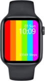 LHHJPULS 1.7 Inch IPS Screen ECG Bluetooth Call IP68 Waterproof Smart Watch for Men Women for iwo W26 Smartwatch Better than iwo 11, 12 Pro 13 (Black)