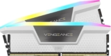 CORSAIR Vengeance RGB DDR5 RAM 32 GB (2×16 GB) 6400 MHz CL36-48-48-104 1,35 V AMD Expo Intel XMP 3.0 Memoria de escritorio – Blanco (CMH32GX5M2B6400Z36W)