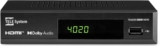 TELE System TS4020 T2S2HEVC COMBO DVB-T2/S2 HEVC HD HDR10 HLG Digital Terrestrial and Satellite Decoder with Display