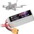 SSCYHT Batería de polímero de Litio 22,2 V 6000 mAh 4200 mAh 6500 mAh 7200 mAh 5200 mAh Batería Litio 6S Baterías para Drones con Motor 50 W a 160 W y Conector en T,22.2v5200mah xt60