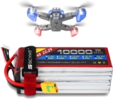 SSCYHT Batería LiPo 6S 22.2V Batería de Litio 10000mAh Baterías de Repuesto 22.2V Baterías Recargables para Drones con Puerto XH-6S para Kits Motor 50W a 222W,22.2v10000mah xt90 s