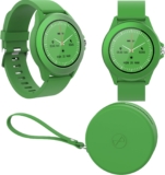 FOREVER Colorum CW-300 Smartwatch Round Green – Step and Calorie Counter Watch with Heart Rate Monitor Sleep Monitor – Long Battery Life – Women’s Men’s Smart Watch for Android/iOS