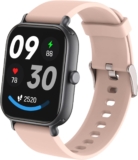 JewelryWe Reloj Inteligente Hombres Mujeres: Reloj Inteligente HD de 1.95″ con Llamadas Bluetooth Monitor de Ritmo Cardíaco y Sueño 110+ Modos Deportivos Resistente al Agua IP68 para iOS Android