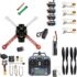 QWinOut F550 Airframe RC Hexacopter Drone Kit DIY PNF Conjunto combinado de desmontaje con controlador de vuelo Kkmulticopter para principiantes (con batería y control remoto)