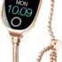 Mi Band 7 Correa de cuero elegante retro placa de metal pulsera de repuesto para reloj inteligente banda hombres mujeres uso diario cuero acero inoxidable (negro+plata)