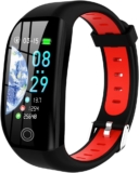 Qsvbeeqj Pulsera inteligente de seguimiento inteligente de 1.14 pulgadas de alta resolución resistente al agua para deportes activos