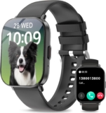 Smart Watch (Answer/Make Calls), 2 Inch Smart Watches for Women Men, 120+ Sports Modes, Fitness Tracker with Blood Pressure/Frequency