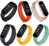 UNF Smart Bands Sport Fitness Tracker M6 Reloj inteligente con podómetro, frecuencia cardíaca, presión arterial, pulsera inteligente