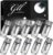 GLL 10PCS W5W T10 501 LED Bombillas 12V Interior de Coche 6500K Blanco