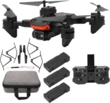 Dron plegable ultraligero con cámara 4K y ajuste de velocidad con un solo botón. Apto para mayores de 14 años