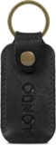 Londo Cartera de cuero genuino con llavero para Ledger Nano S Bitcoin Wallet, unisex