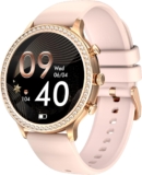 Reloj Inteligente para Mujer para Realizar y Responder Llamadas, Reloj Inteligente con Frecuencia Cardíaca, Sueño, Oxígeno en Sangre, Monitor de Presión Arterial, Seguimiento de Actividad para Calorías,