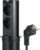 Electraline 62586 Retractable Extendable Power Strip for Desk/Table, Recessed Socket, 2 Schuko Sockets, Diameter 60 mm, Cable 2 m, Schuko Plug, Black Stainless Steel Housing