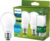 Philips Lighting Ultra Efficient LED Light Bulb, 4W Equivalent to 60W, E27 A60, Warm Light, 2700K, Energy Efficiency A, Pack of 2