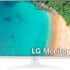Metz Smart TV QLED Portátil de 32 Pulgadas, 32MQE7100Z Google Television, HD, HDR10, 2x10W Potentes Altavoces Frontales, DBX, Dolby Audio, USB-C, Chromecast, Funciona con Google Assistant, Blanco, 80 cm