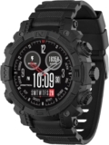 Reloj inteligente deportivo Reflex Active serie 38 para hombre con más de 100 modos deportivos, responder/realizar llamadas, seguimiento de actividad física, frecuencia cardíaca, reproductor de música y correa
