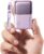 INIU Power Bank, Ultra Mini 45W Quick Charge 10000mAh External Battery with Detachable USB C Cable, Suitable for Airplane & Travel Essentials, Portable Battery for iPhone 17 16, Xiaomi, Light Purple