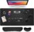 Gimars 3 in 1 XXL Mouse Mat Wrist Rest Ergonomic Keyboard and Mouse, 800 x 304 mm Desk Mat, Mouse Pad Mouse Pad Mouse Mat with Memory Foam Wrist Rest for Office Home, Black