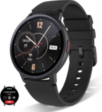 Smart Watch for Women Men (Answer/Dial Calls), 1.3 Inch Round Face Watches,Always-On Screen Smart Watch for Android and iOS Phones,IP68