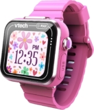 VTech KidiZoom Smart Watch Max, Reloj Infantil con Juegos, Cámara Dual para Fotos y Selfies, 8 Juegos, Podómetro, Pantalla a Color, Efectos Divertidos y Más, para Bebés de 4, 5, 6, 7 Años,