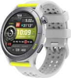 Amazfit Cheetah Round 47mm Dual Band GPS Running Smartwatch, Offline Route Navigation and Maps, Heart Rate Monitor, Alexa Built-in