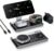 3 in 1 Foldable Magnetic Wireless Charging Station for Apple Devices, Leather Like Wireless Charging Dock with Night Light for iPhone 17/16/15/14/13/12, Apple Watch, AirPod