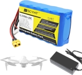 SSCYHT Batería de Litio 22,2 V Baterías de Repuesto 8000 mAh Batería polímero Litio 6S2P 22,2 V y 8000 mAh Paquete baterías para dron con Puerto XT60,22.2v8000mah with Charger