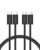 Belkin 2 Pack Braided USB-C to USB-C Cable 5ft(240W) Fast Charging Flexible USB Type C Power Cord for iPhone 17 & 16, Galaxy S25, Pixel 10, iPad Pro and Others, Black