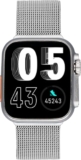 Radiant – Jersey – Reloj Inteligente con Pulsómetro, Tensiómetro, Monitor de Sueño y Pulsera de Actividad Digital para Hombre y Mujer Compatible con Android iOS (Acero Plateado)