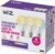 WiZ Smart LED A60 Bulb, Warm to Cool White, E27 Base, 60W, 806 Lumens, Dimmable, Works with Alexa, Google Assistant, and Apple Home, Pack of 3