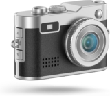 Cámara Energy Sistem Mini HD – Pantalla de 0,96″, Resolución de Fotos de 2MP y Vídeo 1080P, Batería de 200mAh, Incluye Tarjeta SD de 16GB y Adaptador Tipo C y Grabadora de Voz (Negra)