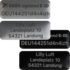 UAV-ID – matrícula de drone en 20x8mm o 20x11mm, aluminio, código QR opcional, grabado con láser, e-ID, número de registro, insignias, pegatinas, hasta 4 líneas