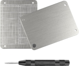 通用 Cartera de Criptomonedas de Acero, Monedero de Criptomonedas de Hardware, Monedero frío, Compatible con Todo el Hardware BIP39 (Doble), metálico, metálico, Minimalista