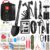 ABPIR 170 Piece Trauma Survival Kit with Medical Accessories for Outdoor Adventures, Camping, Hiking, Backpacking