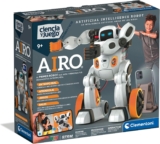 Clementoni – Robot AIRO con Inteligencia Artificial – Juguete Educativo y Personalizable para Niños – Interactivo con Reconocimiento de Gestos y Voz – Edad 8 – 55513