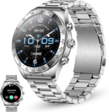 Smartwatch KSIX Elite Metallic, Pantalla AMOLED de 1.43″, Autonomía 7 días, IP67, +100 Modos Deportivos, Llamadas, Plata