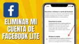 Cómo eliminar una cuenta de Facebook Lite