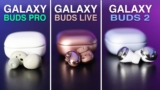 Diferencias entre auriculares Galaxy Buds Plus, Live y Pro