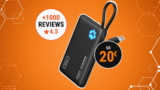 ¡Este banco de energía de 10,000 mAh Inui brinda una gran ayuda y cuesta solo 20 € en Amazon!