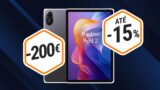 Esta tablet de Xiaomi tiene una batería de 9000 mAh y está por menos de 200€