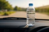 La razón para no dejar botellas de agua en el auto al sol