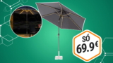 La sombrilla Lidl tiene función sorpresa ideal para las noches de verano a precio rebajado