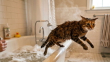 Tu gato odia el agua y hay una razón científica para ello